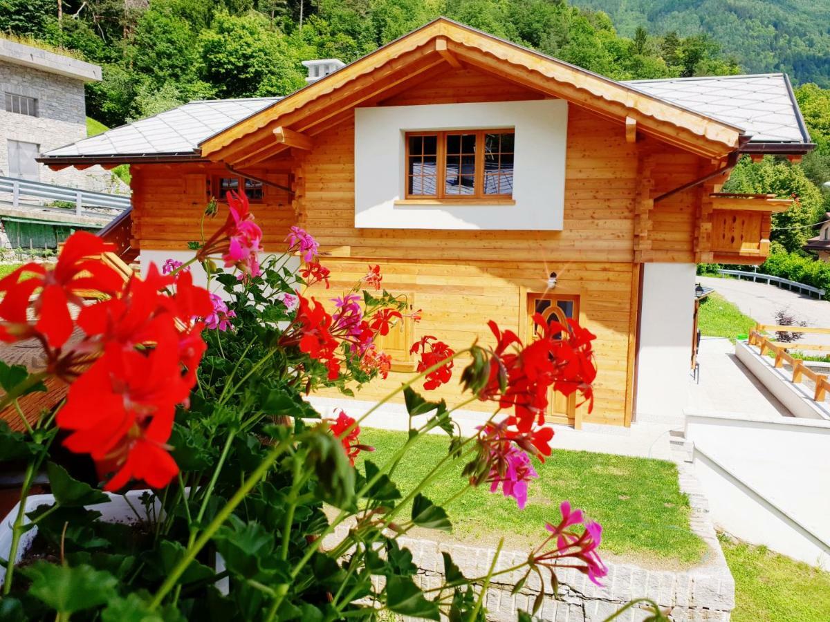 Вилла Casa Vacanza In Tipico Chalet Di Montagna Варцо Экстерьер фото